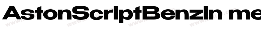 AstonScriptBenzin me字体转换